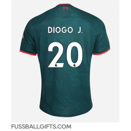 Liverpool Diogo Jota #20 Fußballbekleidung 3rd trikot 2022-23 Kurzarm